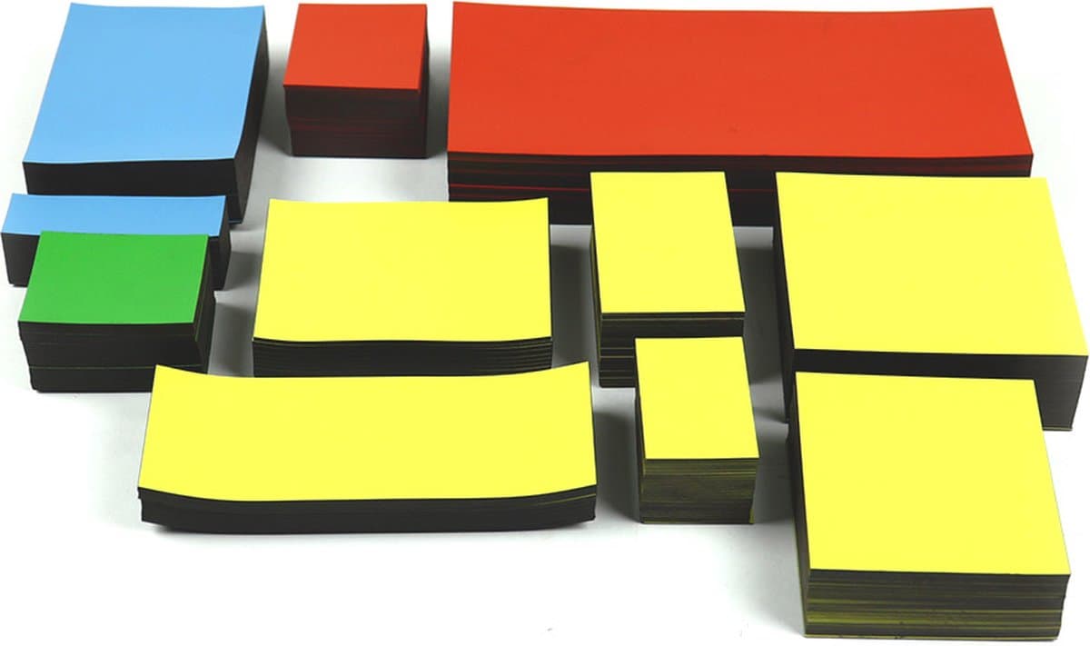 Magnetische Etiketten - Geel - 8 cm x 20 mm - 100 stuks