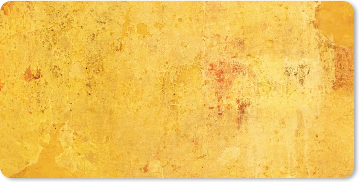 Muismat XXL 80x40 cm - Bureau onderlegger - Bureau mat Muur - Geel - Steen - Bureaumat - Gaming mousepad xl - Bureaulegger groot - Computer deskmat