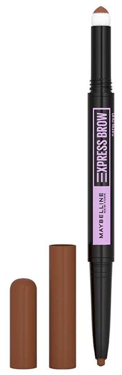 Maybelline Express Brow Satin Duo wenkbrauwpotlood 02 middenbruin 0,71 g
