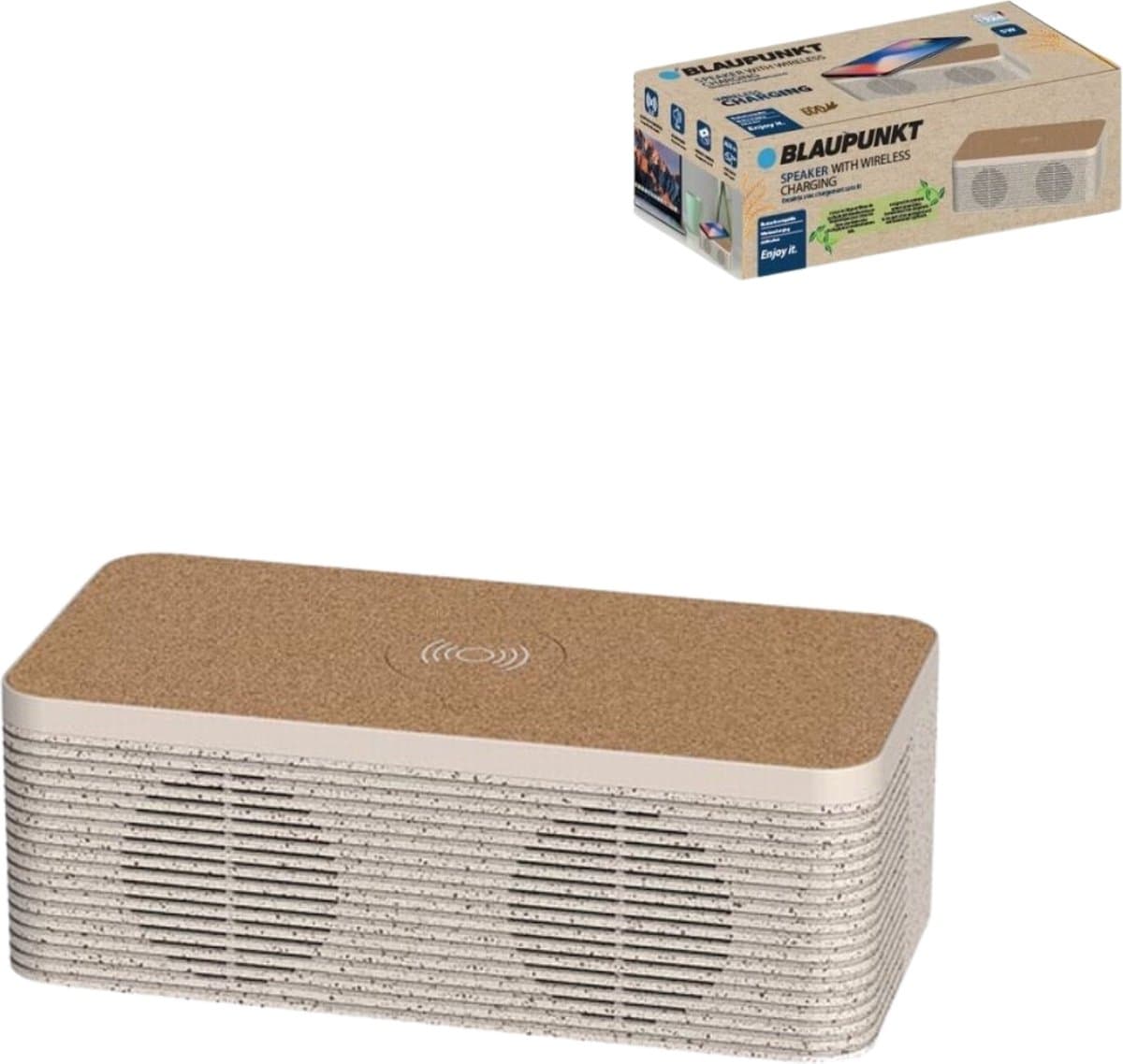 Blaupunkt Eco speaker met draadloze oplader 17 cm