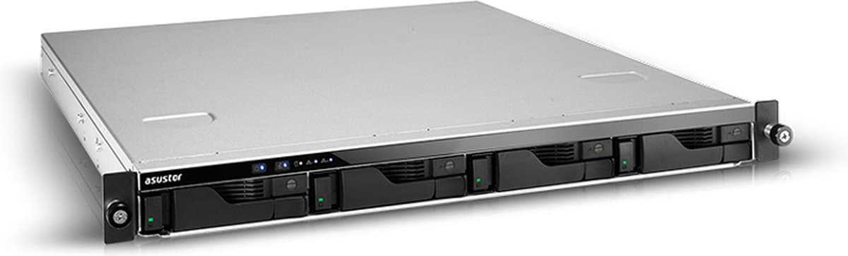 Asustor AS6504RD NAS Rack (1U) Intel Atom® C3538 8 GB DDR4 0 TB ADM Zwart