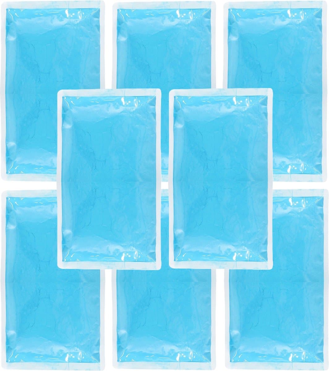 Boland Party Holi kleurpoeder - 8x - blauw - 70 gram - festival/party - heilig kleuren poeder