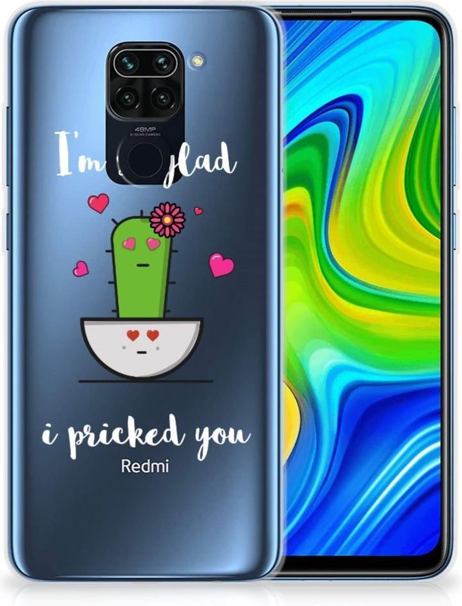 Xiaomi Redmi Note9 Telefoonhoesje met Naam Cactus Glad
