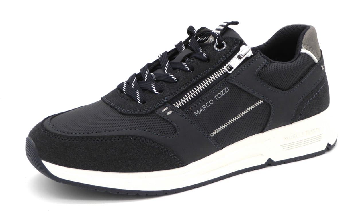 Marco Tozzi Heren Sneaker - 13613-805 Blauw - Maat 45