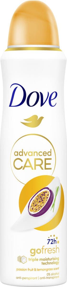 Dove Go Fresh passievrucht&citroengras deo spray 150 ml