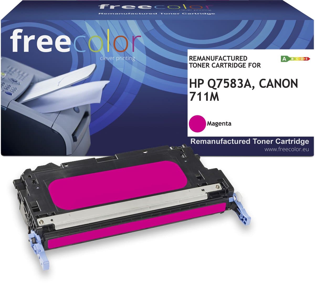 Freecolor 3800M-FRC tonercartridge 1 stuk(s) Magenta
