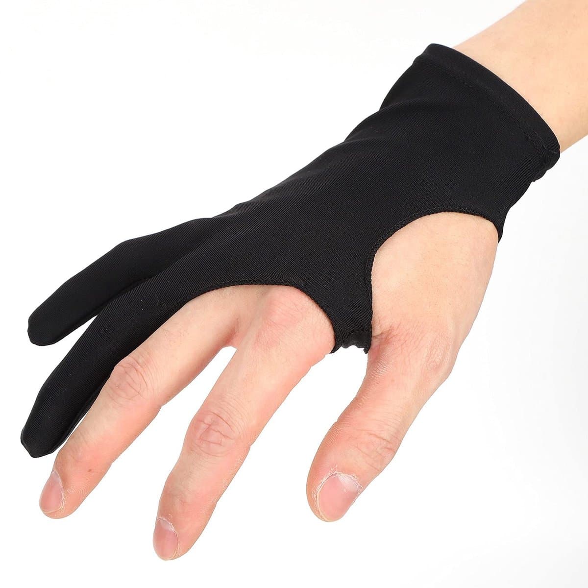 Allecto - Vingerverfhandschoenen - Vlekbestendige Handschoenen - Maat M - Grafische Schilderhandschoenen - Voor Tekentablet - Zwart
