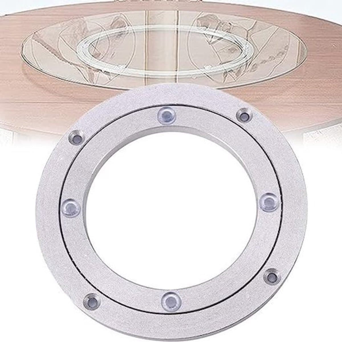 - Aluminium Draairing - Zware Kwaliteit - Ideaal voor Taartdecoraties - 7 Inch - TV Monitor Stand - Veelzijdig Gebruik - Geschikt voor Rest..