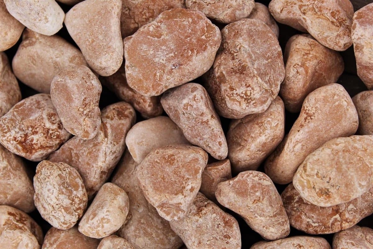 Siergrind Rosso Verona - Tuingrind vijvergrind - Tuin decoreren - Luxe marmergrind - 25 kg zak - Oranje-rood-roze