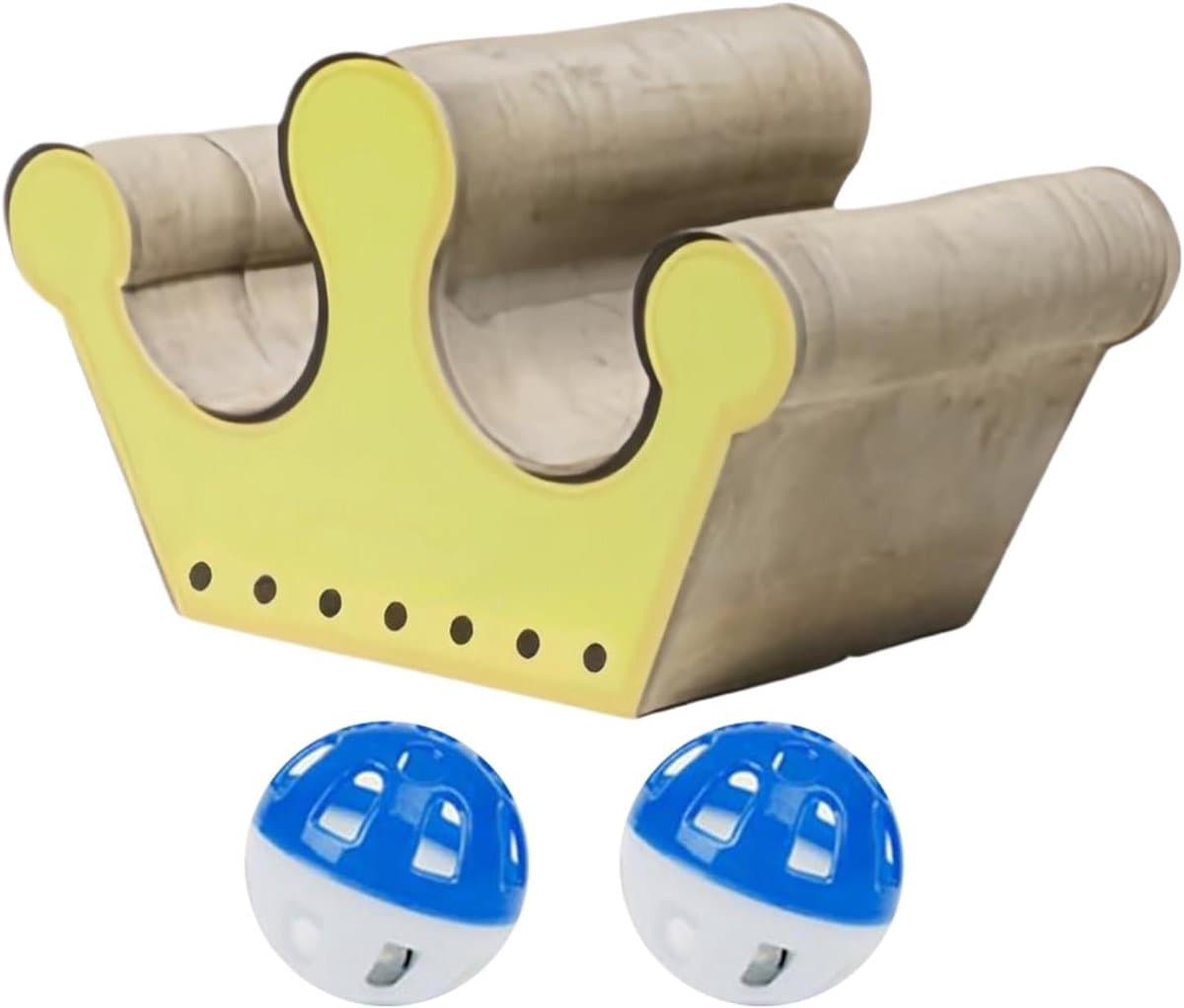 Krabplank voor katten - Kartonnen krabmat - Meubelbescherming - Magnetische verbinding - 11.5 x 10.5 x 8 cm - Niet gespecificeerd