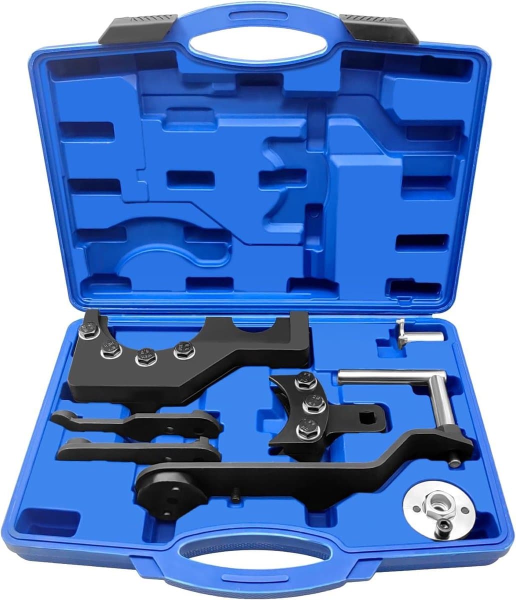 Motornokkenas Timing Set - Motor Timing Gereedschap - Motoronderhoud Uitvoeren - Uitgebreide Toepassing - 709 Kilogram - Zilver