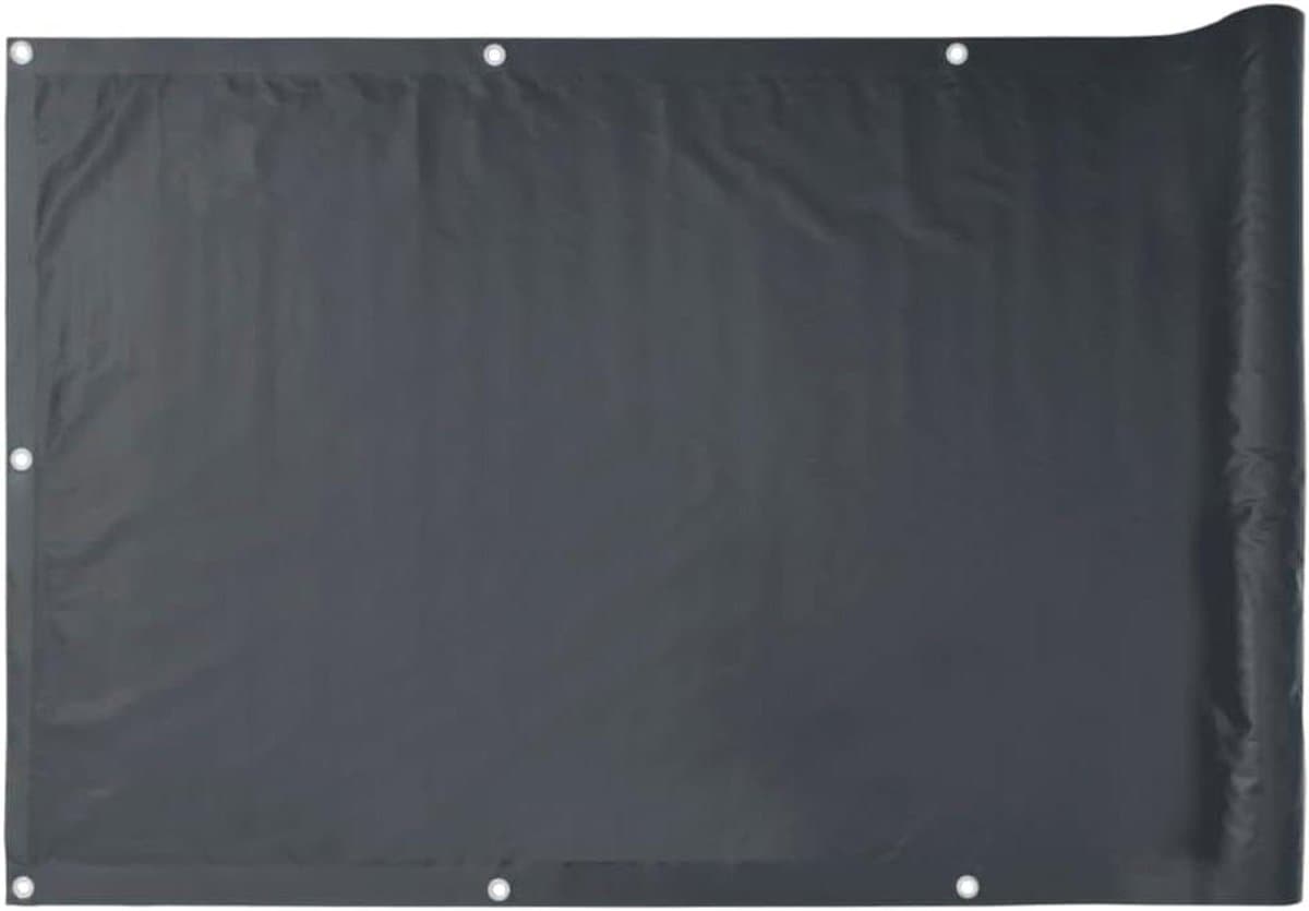 vidaXL Balkonscherm 90x300 cm oxford stof antraciet
