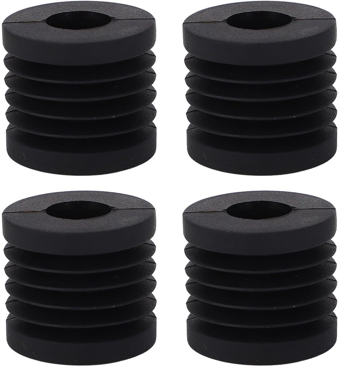 Dailygoody - Anti-vibratie Voetpads - Rubberen Pad - Verbetert Printkwaliteit - 4-delige Set - Antislip - Schokabsorberend - Geschikt voor 3D-printers