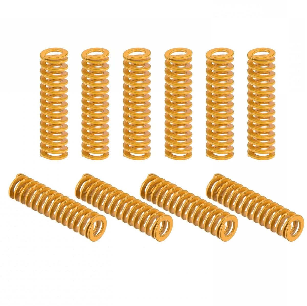 Drukveren voor 3D Printer - Spiralen veren - Onderdelen vervangen - Lichtgewicht drukveer - 8mm OD 30mm Lengte - Geel