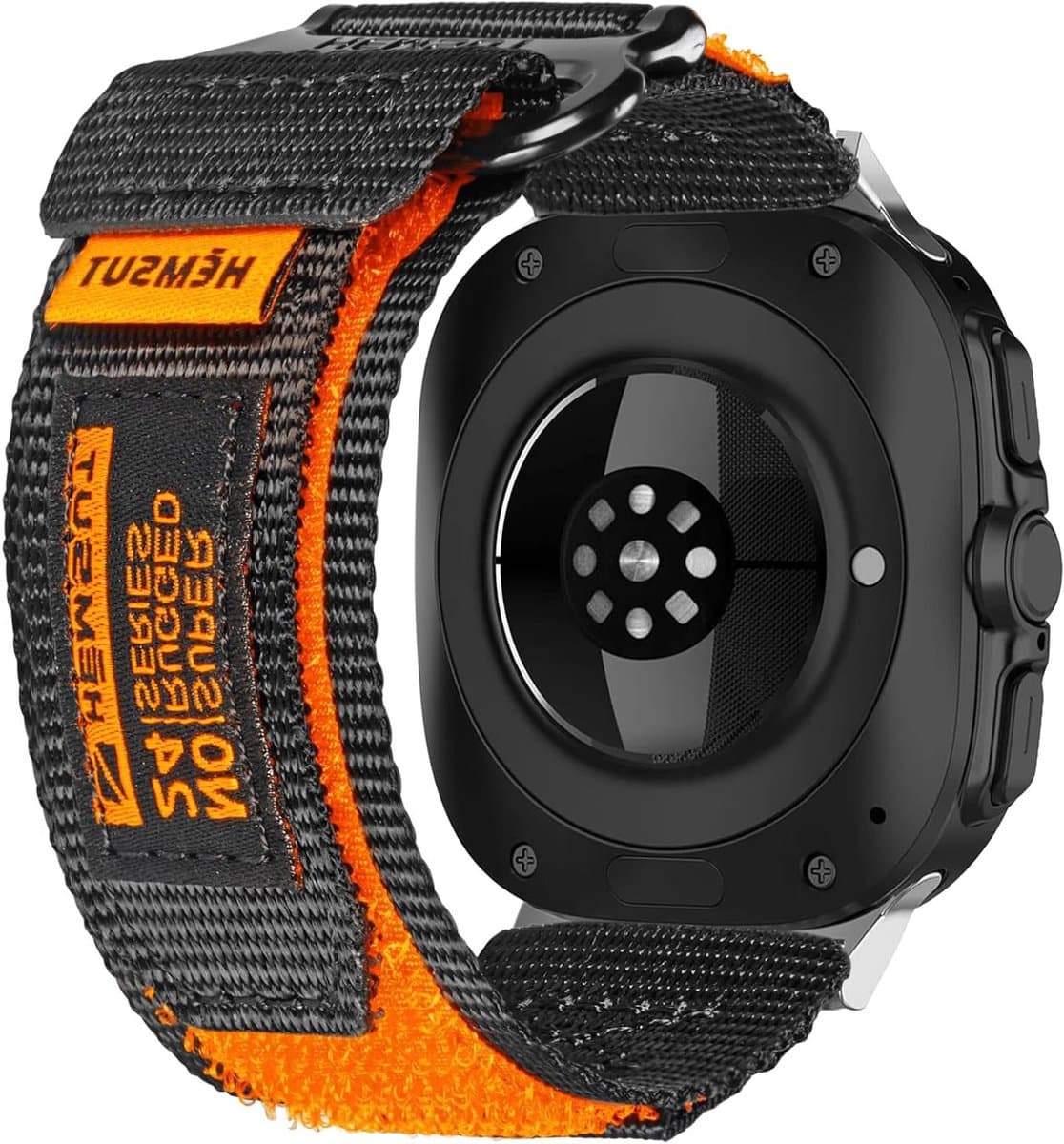 Militaire Nylon Sportband voor 47mm Smartwatch, Verstelbare Hoepel en Lussen, Duurzaam en Comfortabel voor Actieve Gebruikers