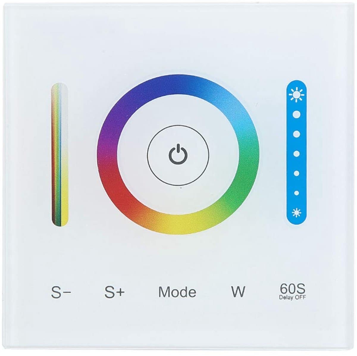 Dailygoody - LED-controller - Aanraakpaneel - Dimfunctie - RGB/RGBw - Kleurveranderende Stripverlichting - Ideaal voor sfeerverlichting - Geschikt voo