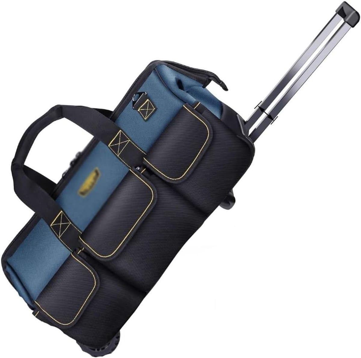 Gereedschapstas op wielen - Opbergkoffer rollend - Gereedschap organiseren - Grote capaciteit - 22 inch - Zwart