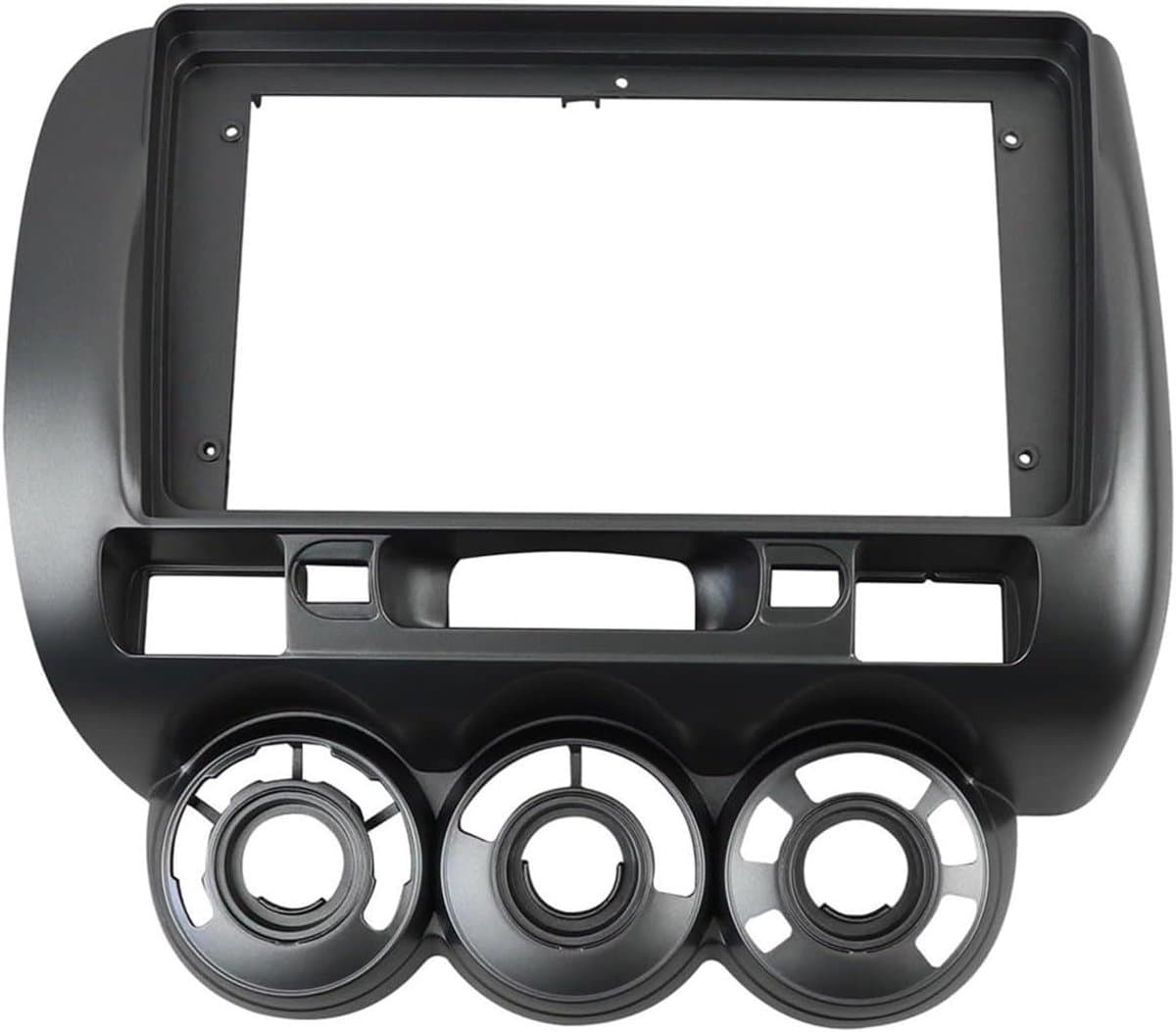 Autoradio Fascia Frame - Dashboard Montage Frame - Radio Installatie - Voor 9 Inch Scherm - 230x220x130mm - Zilvergrijs