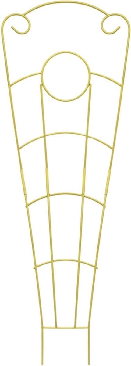 Metalen Klimrek - Plant Steun - Planten Ondersteunen - Roestbestendig Frame - 76 Cm - Zwart
