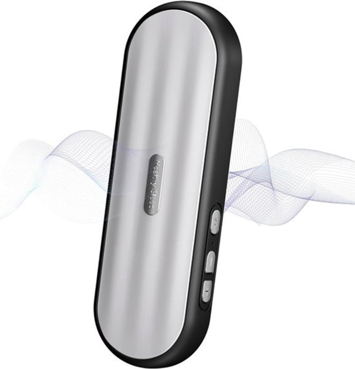Privé Bluetooth-luidspreker onder het kussen: draagbare slaaphulp met botgeleidingstechnologie en witte ruis