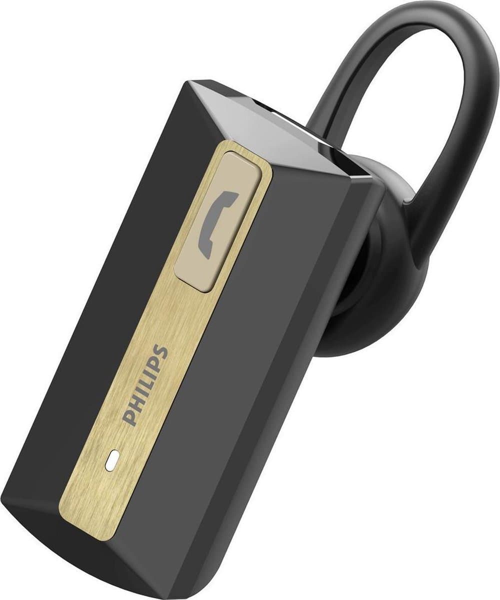 Philips SHB1202/10 hoofdtelefoon/headset In-ear Bluetooth Zwart, Goud