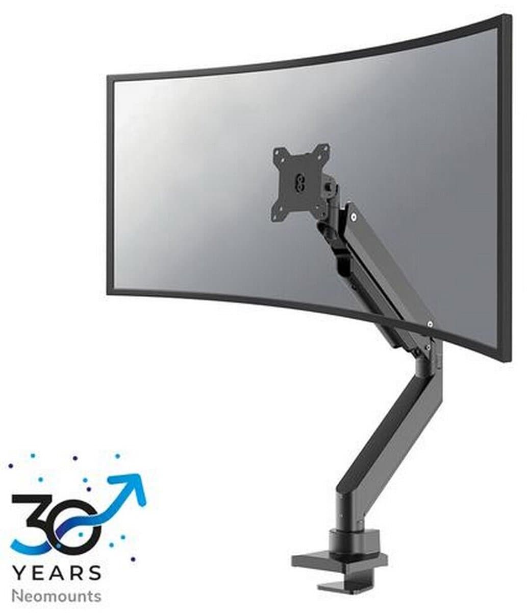 Neomounts NM-D775BLACKPLUS Monitorarm 10-49" - gasveer - Topfix - 180°-stop