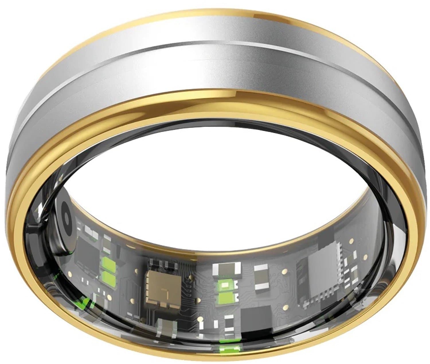 NOLATR Pro, Slimme Ring met Stappenteller, Activiteitstracker & Hartslagmeter – Zonder Abonnement & Nederlandse App – Zilver – Maat 10