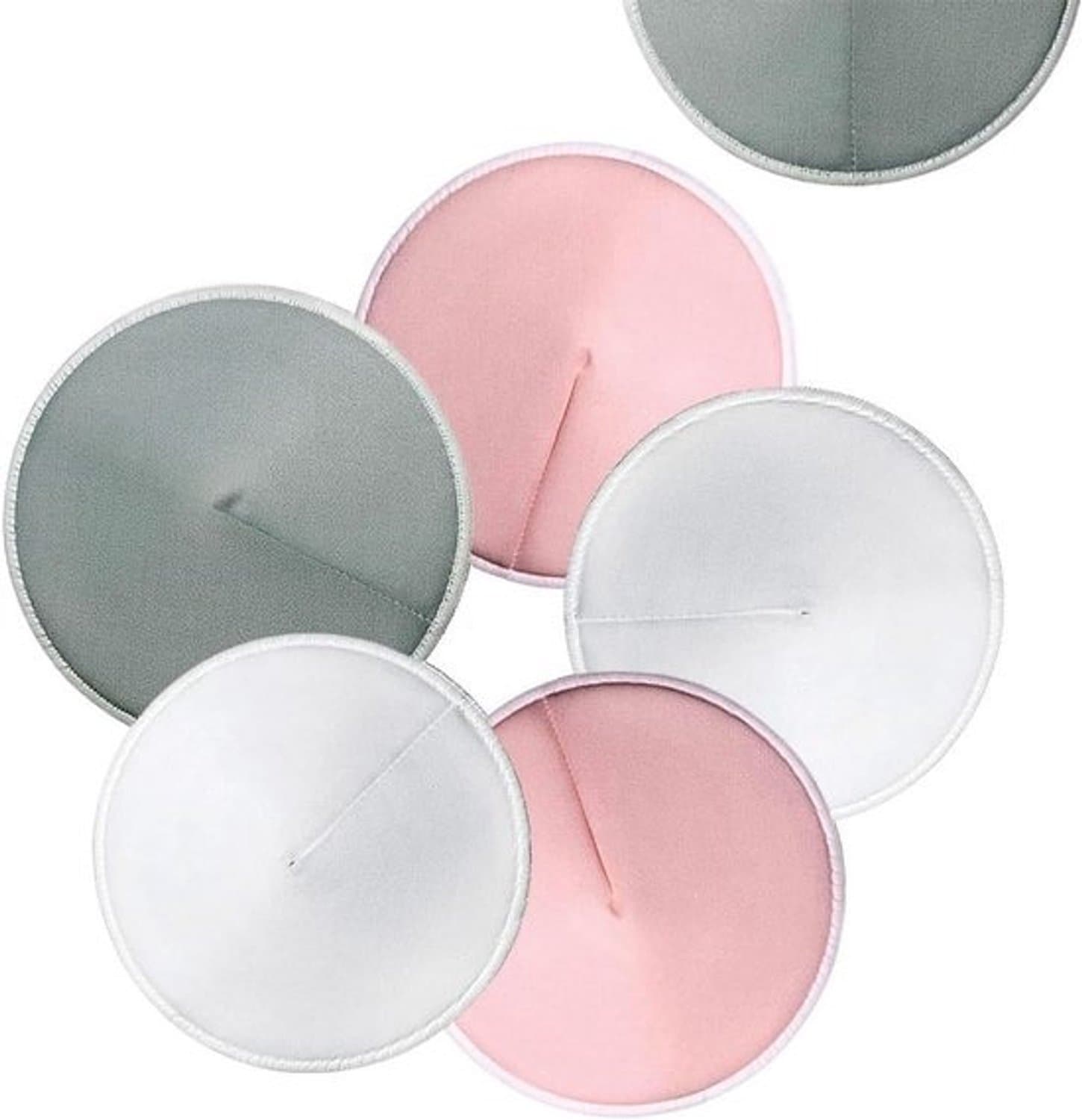 Wasbare verpleegpads voor borstvoeding - 6 herbruikbare en superabsorberende tepelpads met waszak en reistas