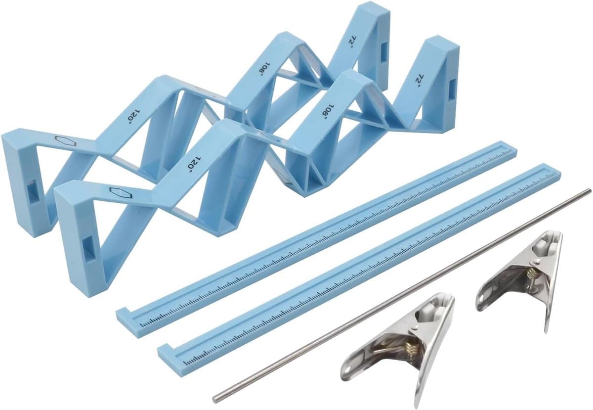 Plastic wiggereedschap om glas vast te houden tijdens het solderen, soldeerbenodigdheden voor glasmaken, geschikt voor doe-het-zelf liefhebbers, blauw