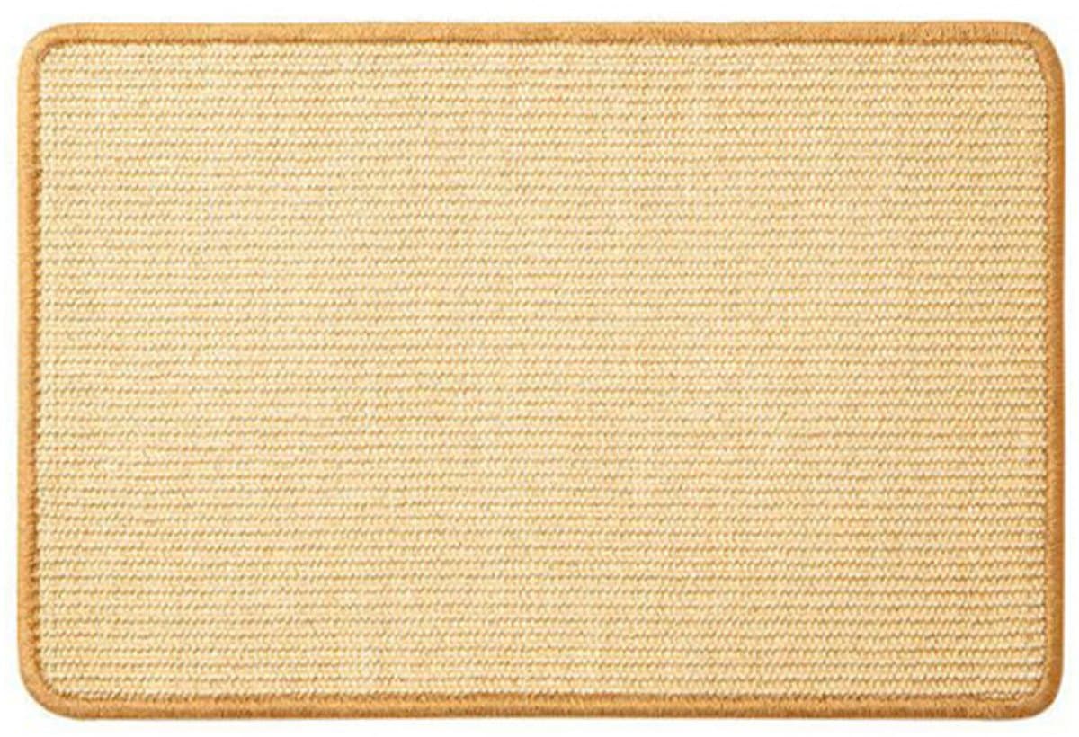 Krabmat voor katten - krabplank voor katten - sisal - krabplank voor katten - stevig - geschikt voor bankmeubeldeuren - voorkomt kattenkrabben - en beschermt tapijten en muren -25*50cm