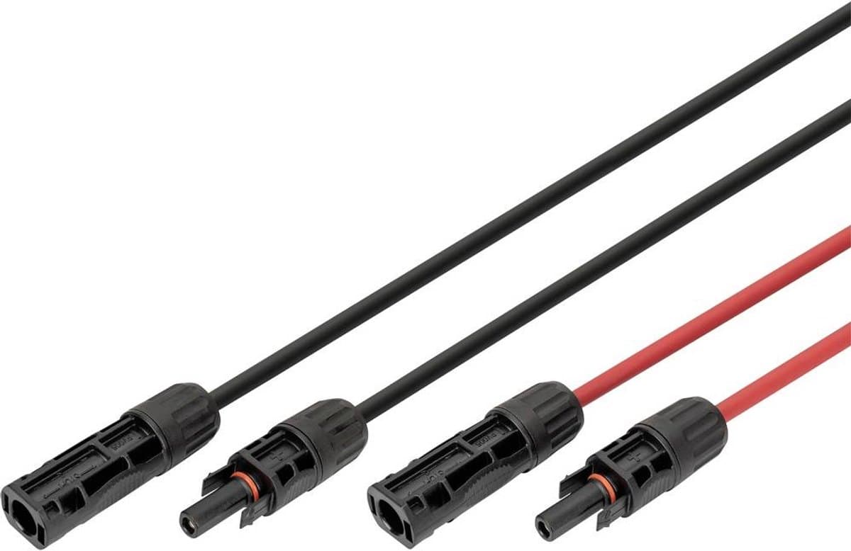 Digitus DK-SCEC66-0100 DK-SCEC66-0100 Zonne-energie verlengkabel 6 mm² Kabellengte 10 m
