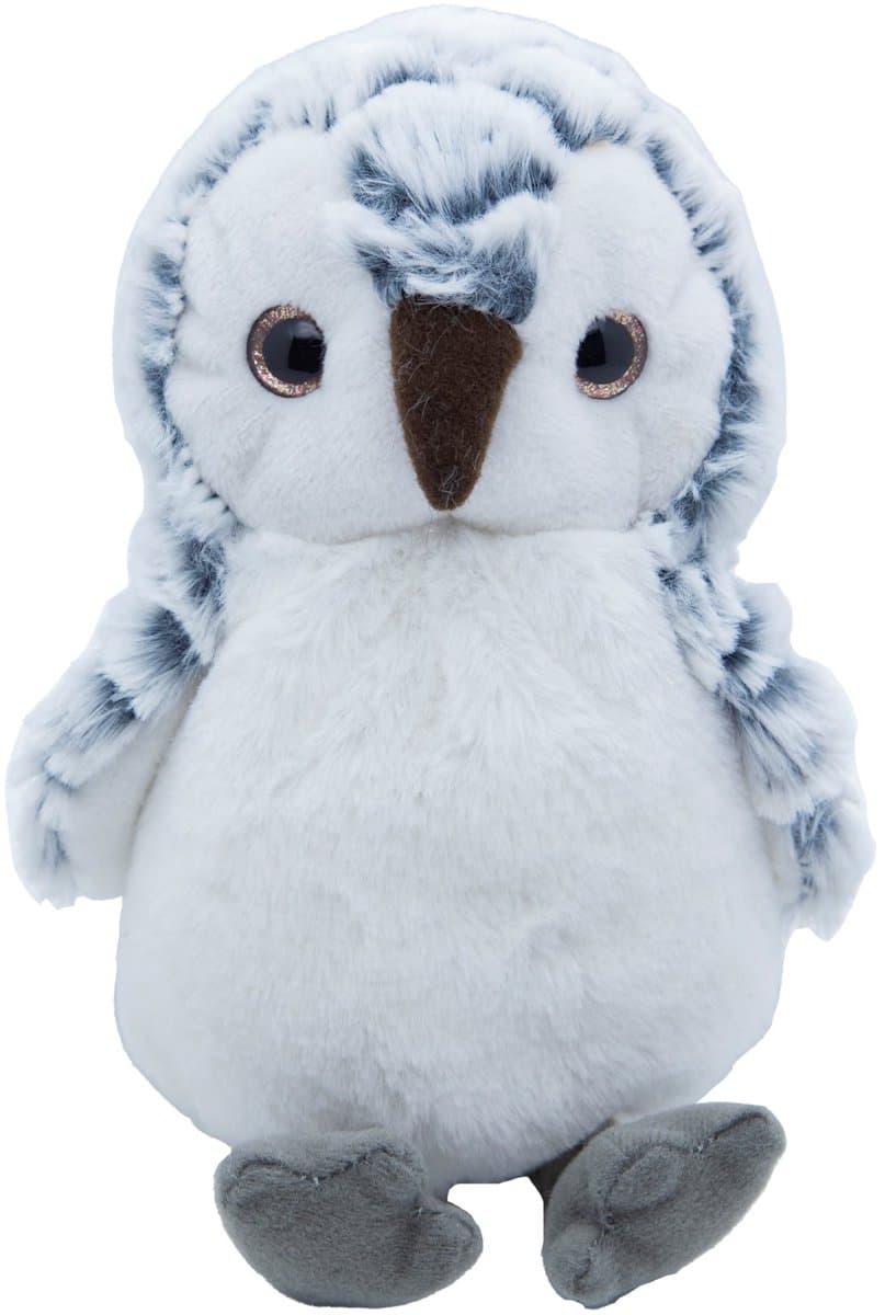 Cute since 1999 - Knuffel Sneeuwuil - Staande Sneeuwuil Speelgoed - Baby Knuffel - 16cm