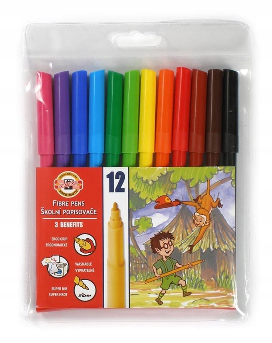 Koh-I-Noor Stiften Set - 12 Kleuren - School & Knutselen