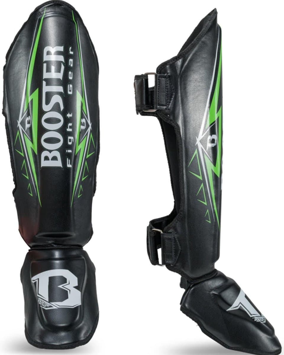 Booster Kickboks Scheenbeschermers BK/GR War Zwart Groen