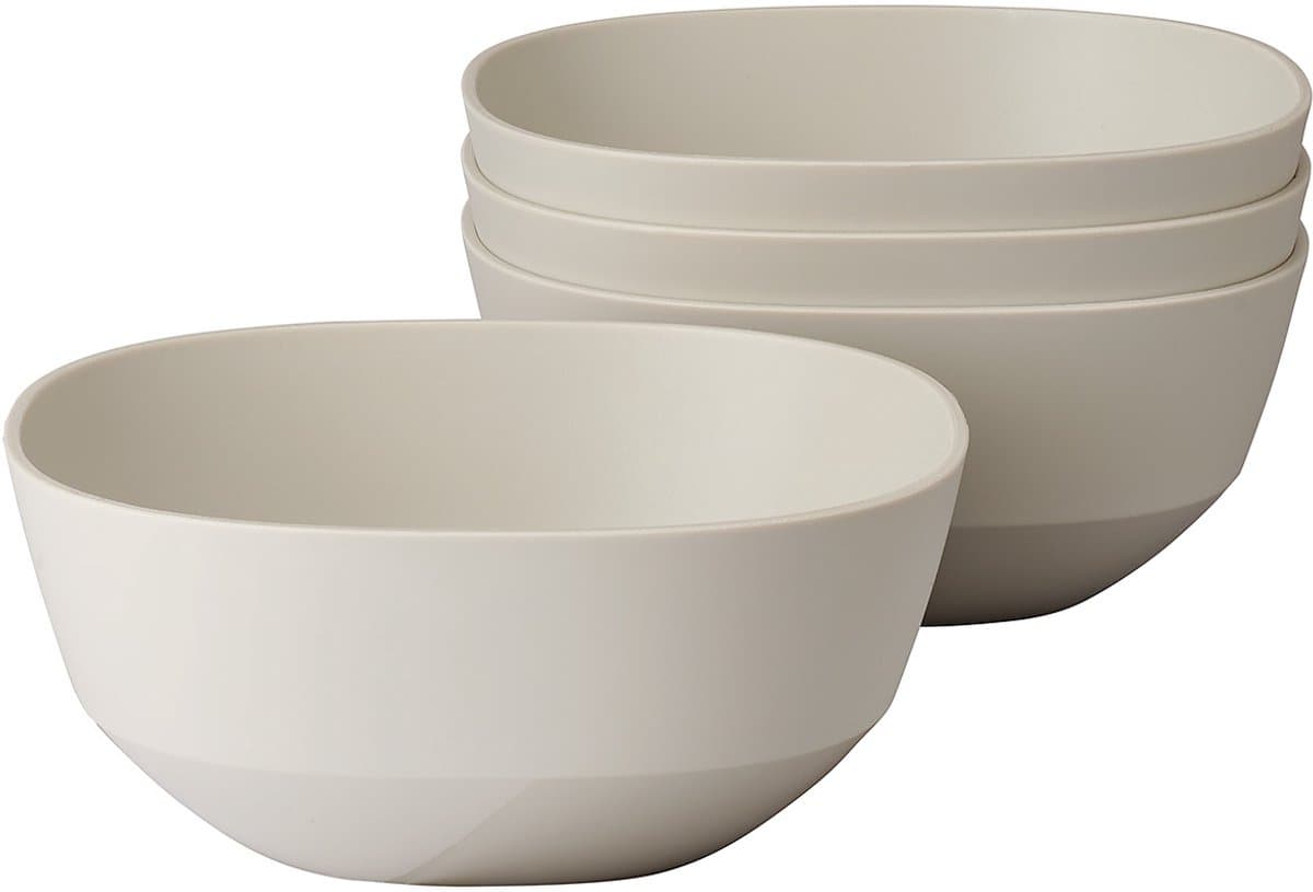 Mepal serveerschaal Silueta – 4x 750 ml – Saladeschaal – Nordic white