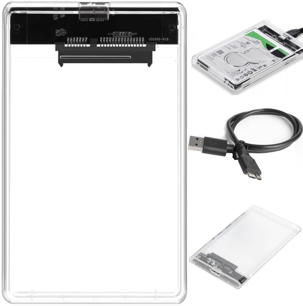 Dailygoods - Externe Behuizing voor 2,5 Inch Harde Schijf met USB 3.0