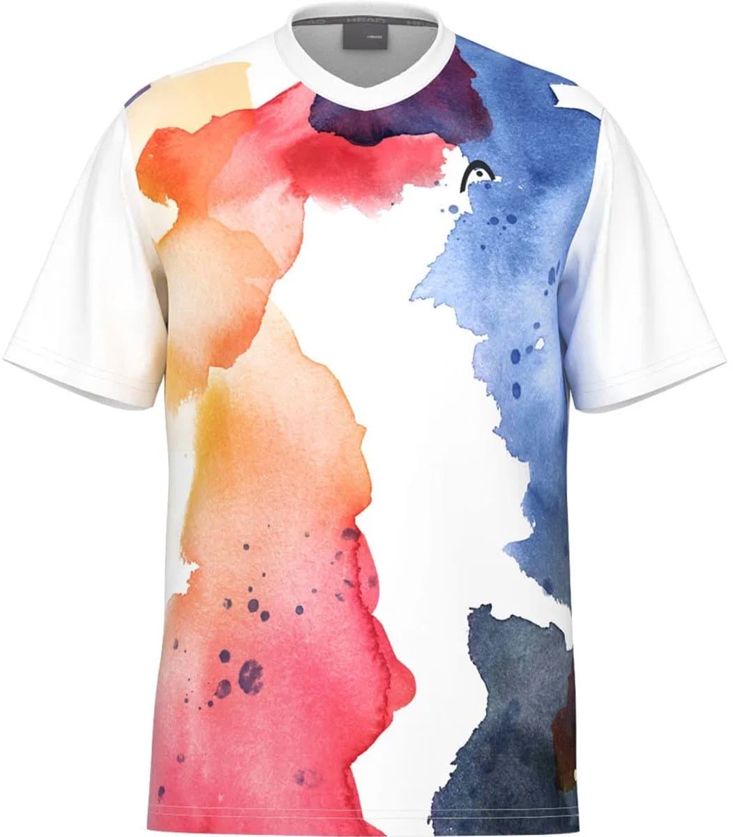 Head Racket Topspin T-shirt Met Korte Mouwen Wit 2XL Man