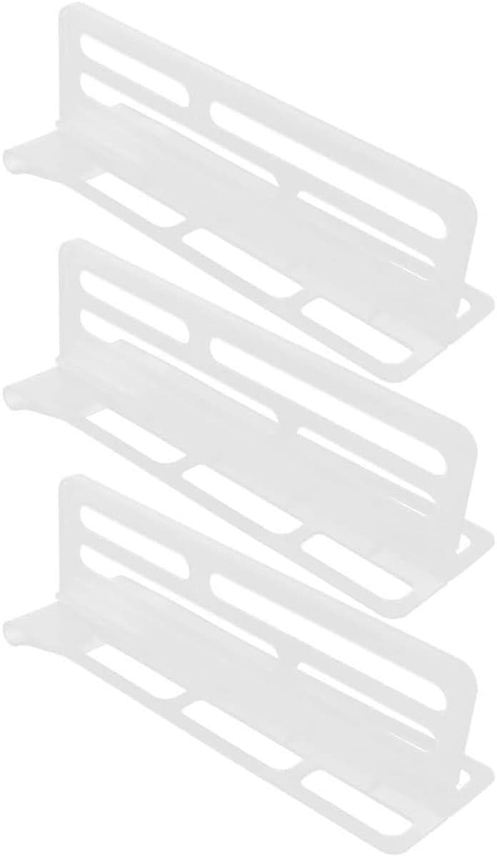 Verstelbare multifunctionele koelkastverdelers - driedelige set - transparant wit