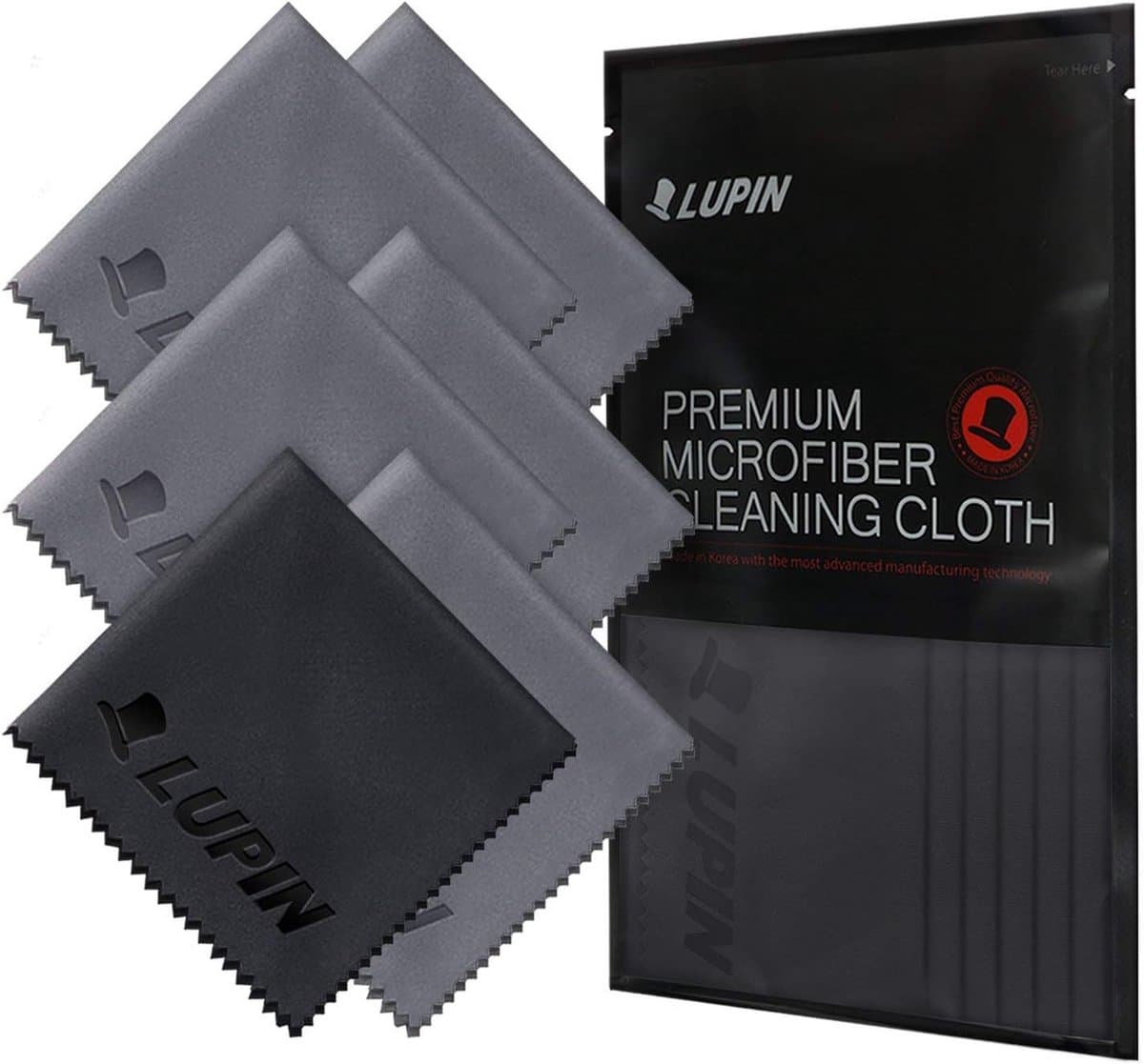 Microfiber Schoonmaakdoek voor Schermen - 6 Stuks - Perfect voor Telefoons, Tablets, Laptops en Meer