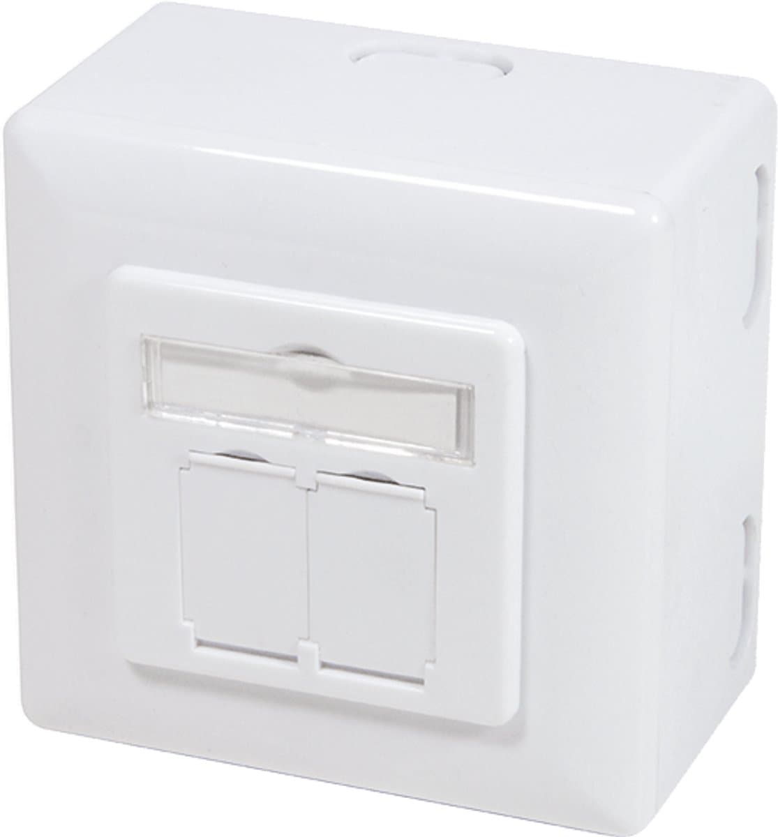 Danicom CAT6a UTP / STP opbouwdoos - wit
