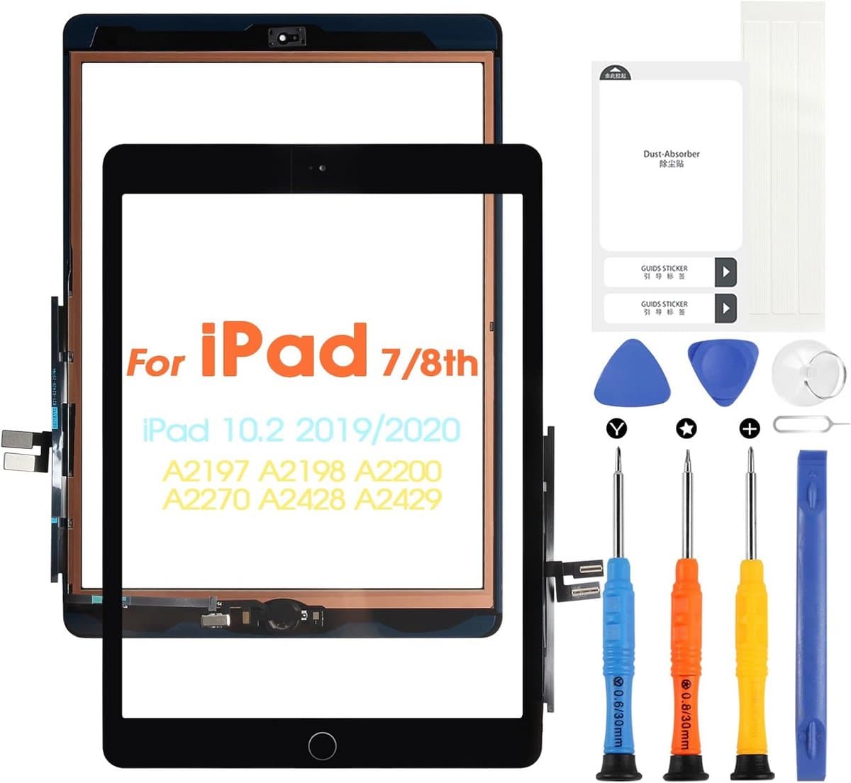 Touchscreen digitizer voor iPad 7 2019/iPad 8 2020