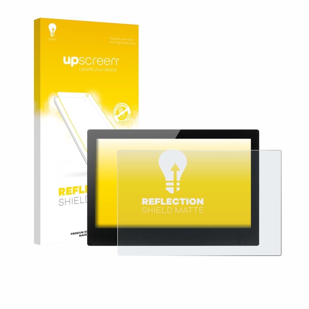 upscreen - Screenprotector voor ADS-TEC Industrial IT OPC9016 - Folie Beschermfolie anti glare matte