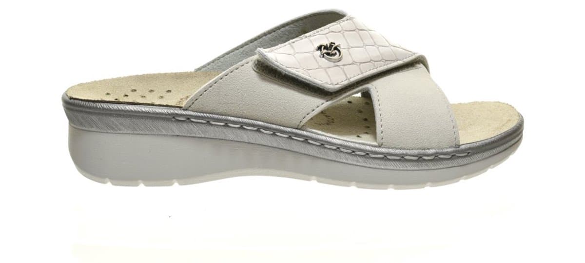 Dames Slippers Ivory Kruis Velcro maat 39