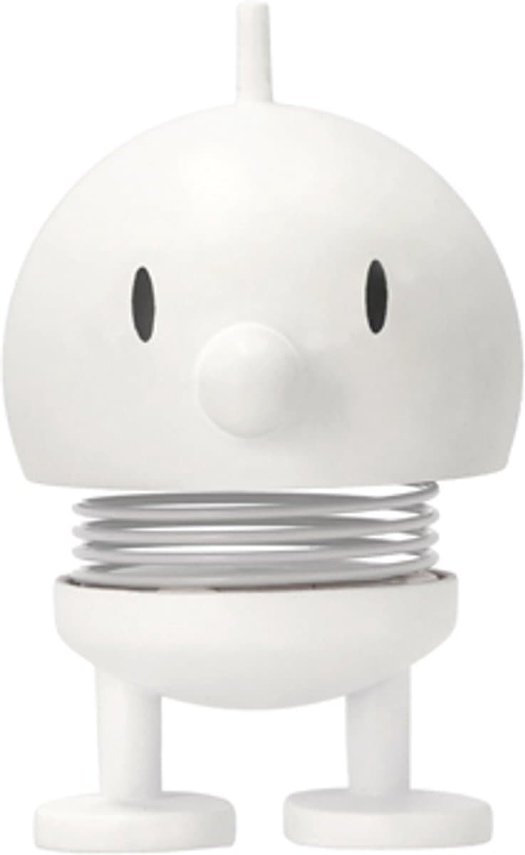 Hoptimist Soft Bumble Beeldje - XS - Wit - Mini Beeldjes Decoratie voor Kantoor, Kamer en Woonkamer - Cadeau Idee voor Mannen, Vrouwen en Kinderen