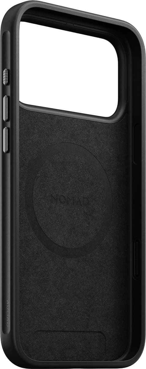 Nomad Modern Hoesje iPhone 17 Pro Max – Verhoogde Cameraring – Valbestendig tot 2,4m – Gemaakt van 50% Gerecycled Polycarbonaat - Grijs