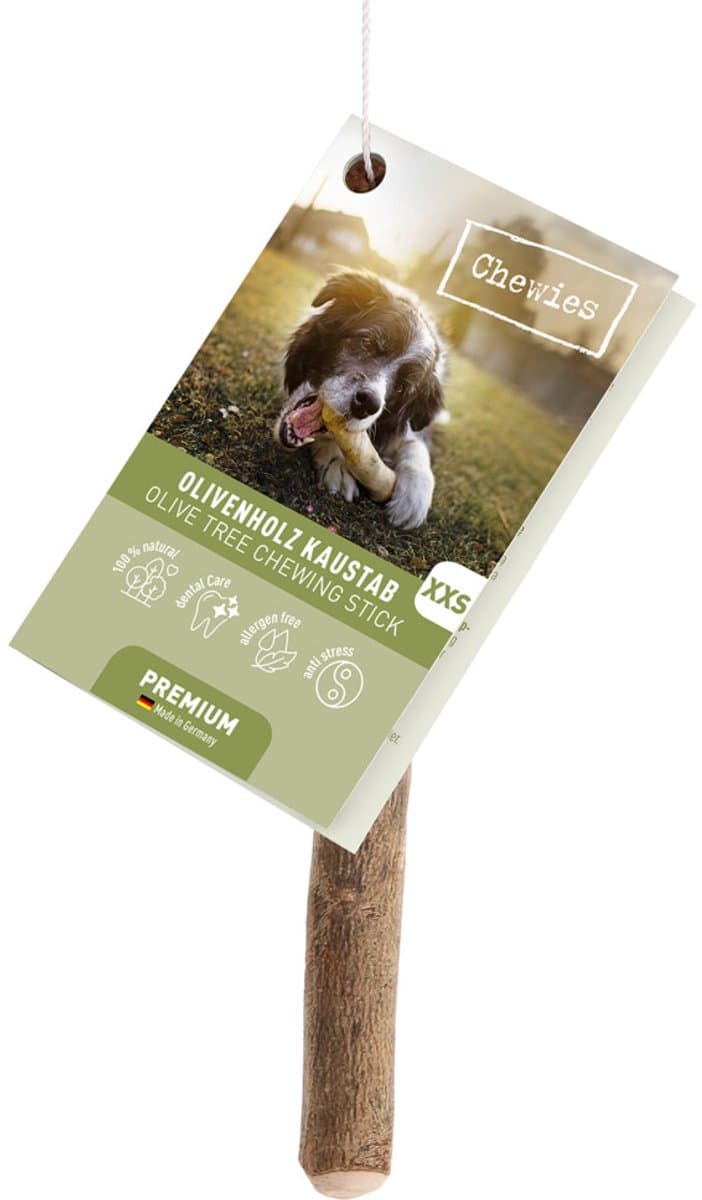 Chewies Olijfhout Hondensnack XXS - 15 x - Voordeelverpakking