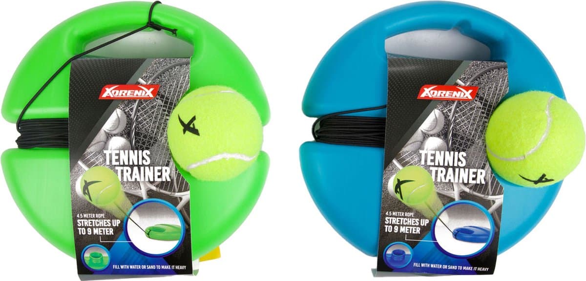 Tennistrainer met bal aan elastiek tennis oefenset voor kinderen.
