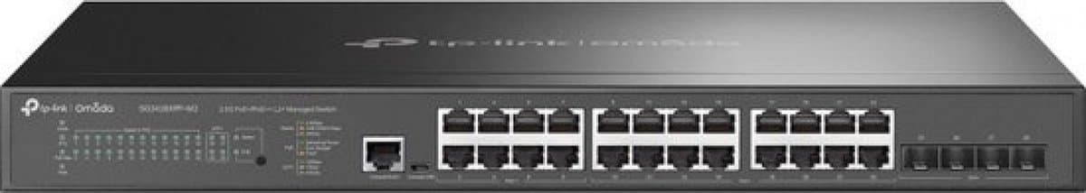 TP-Link Omada SG3428XPP-M2 netwerk-switch Managed L2+ 2.5G Ethernet (100/1000/2500) Power over Ethernet (PoE) 1U Zwart