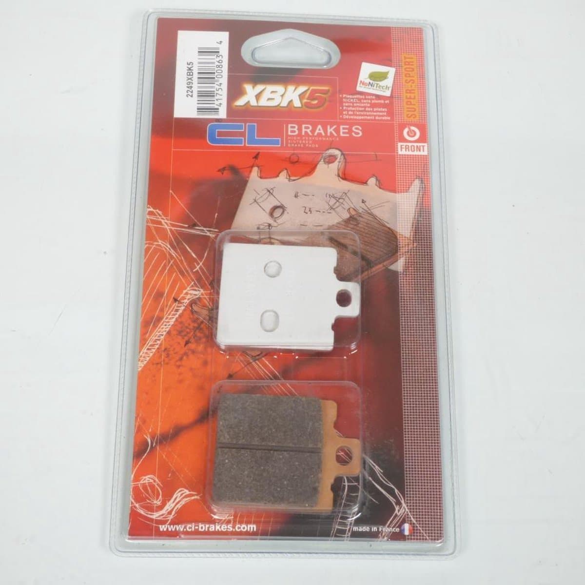 Plaquette de frein CL BRAKES pour Moto KTM 600 XCE 1985 à 2020 Neuf
