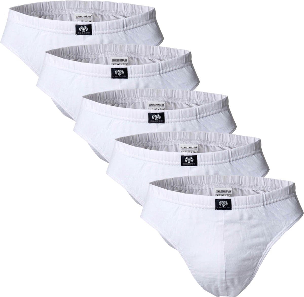 CECEBA Challenger Herenslip - 5-pack Multipack - Wit